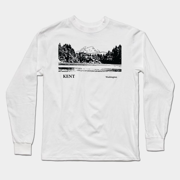 Kent Washington Long Sleeve T-Shirt by Lakeric